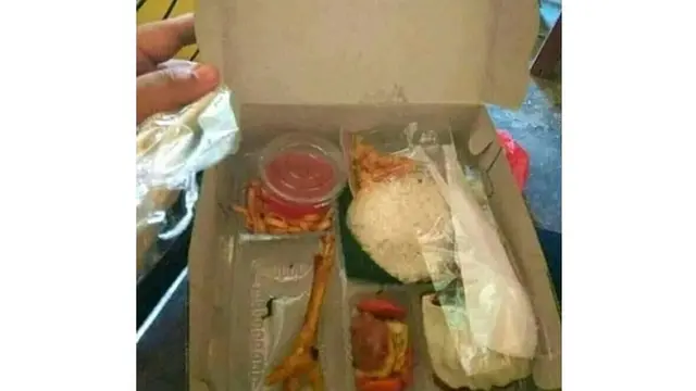 6 Menu Buka Puasa Pakai Nasi Kotak Ini Tak Sesuai Ekspektasi