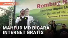 Mahfud MD Datangi Rembug Rakyat
