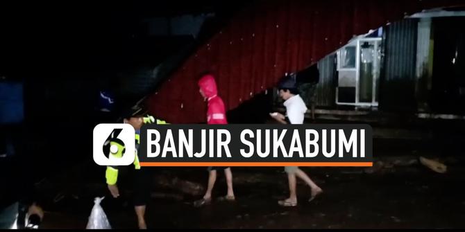 VIDEO: Tim SAR Mulai Mencari Korban Hanyut Banjir Sukabumi