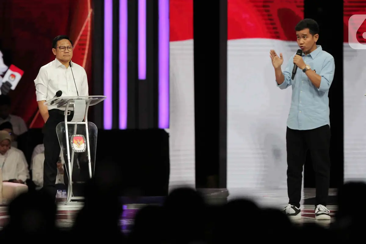 Momen Ketiga Cawapres pada Pemilu 2024 Saling Beradu Argumen