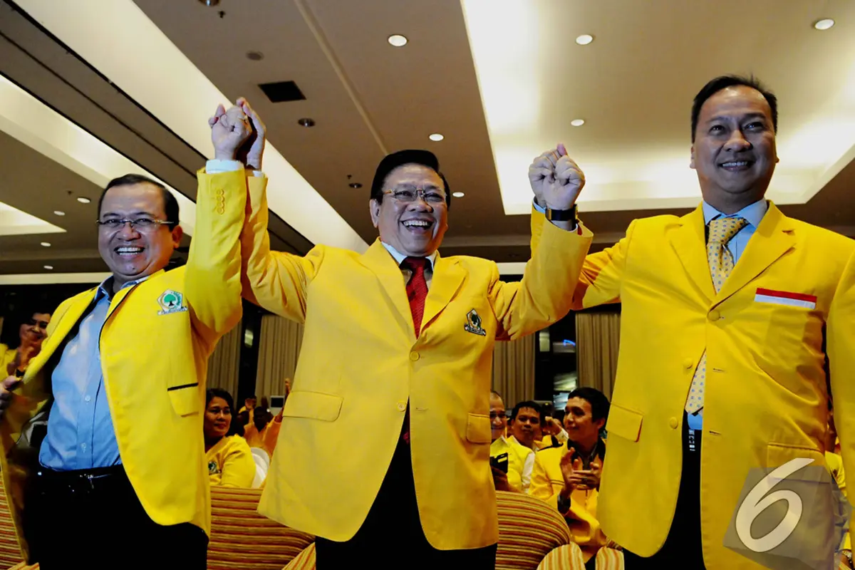 Priyo Budi Santoso, Agung Laksono, dan Agus Gumiwang Kartasasmita 