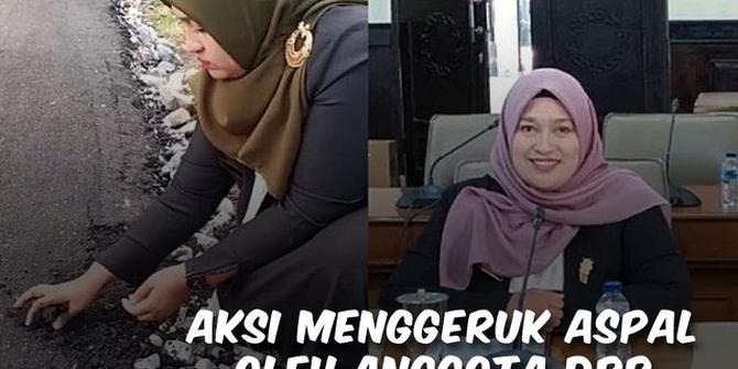 VIDEO TOP 3: Aksi Anggota DPR Aceh Tengah Keruk Aspal Pakai Tangan