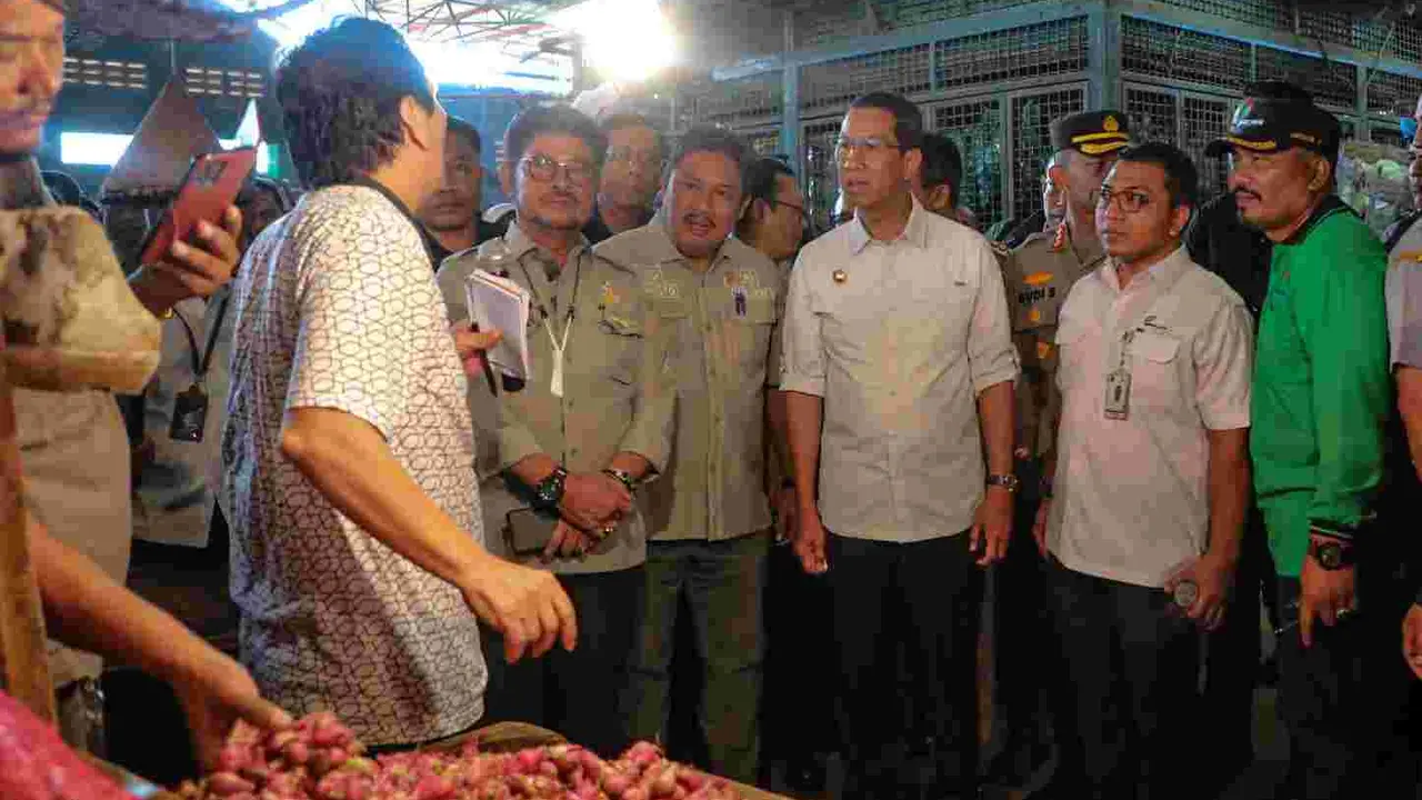 Menteri Pertanian RI Syahrul Yasin Limpo dan Penjabat (Pj) Gubernur DKI Jakarta Heru Budi Hartono