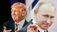 Donald Trump dan Presiden Putin (Pool AFP/Slate.com)