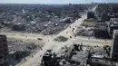 Organisasi Kesehatan Dunia (WHO) melaporkan hanya 14 dari 36 rumah sakit di Gaza yang masih berfungsi sebagian, sebagian besar di wilayah selatan yang kini kewalahan menangani pasien. (AP Photo)