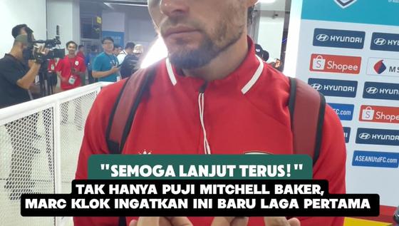 Tak hanya puji Mitchell Baker, Marc Klok ingatkan ini baru laga pertama