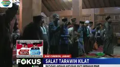 Meski serba cepat berikut bacaan ayat-ayat pendek dan gerakan salatnya, jamaah tetap tertib dan kompak.