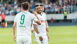 Anton Fase saat masih membela FK Kauno Žalgiris. (Dok. Official FK Kauno Žalgiris)
