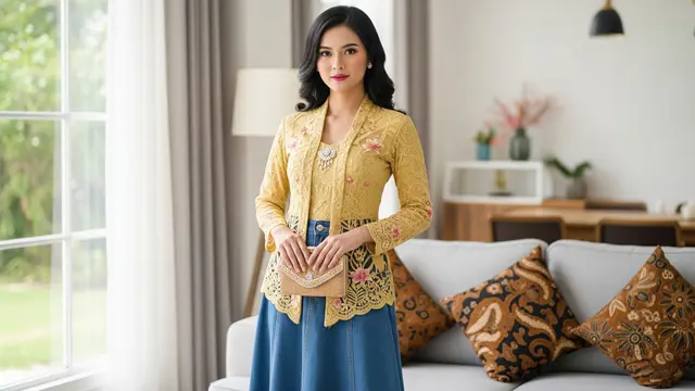 Butter Yellow dan Denim