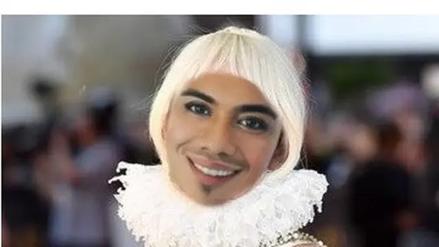 Editan Foto Selebtwit Bergaya Mirip Perempuan Ini Bikin Gelak Tawa
