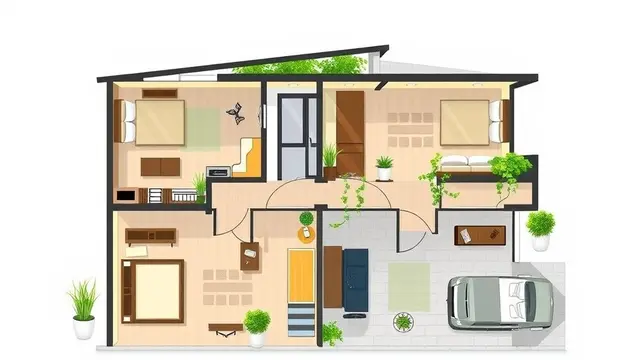 Desain Rumah Lantai 2 Kamar 3 dengan Balkon Luas