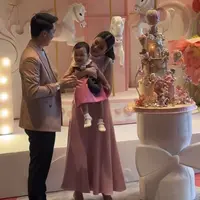 Ulang Tahun Putri Kevin Sanjaya dan Valencia Tanoe ke-1. [Instagram]
