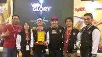 Libas Lawan, T30R Juarai Kompetisi Vainglory di Ajang IGC 2017. Liputan6.com/ Yuslianson