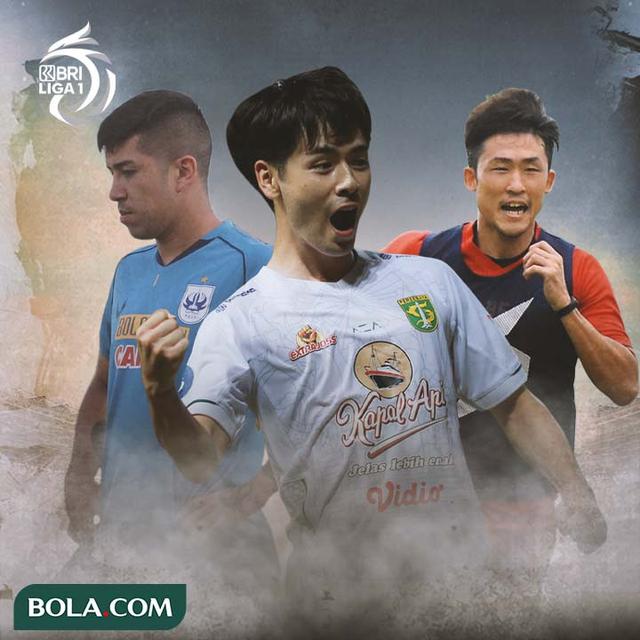 Liga 1 - Jonathan Cantillana, Taisei Marukawa, Renshi Yamaguchi