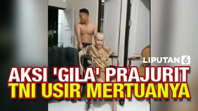 Beredar sebuah video yang menampilkan aksi seorang prajurit TNI yang mengusir mertuanya sendiri dari rumah dinas. Dalam video tersebut, sang prajurit sempat beradu mulut dengan mertuanya.