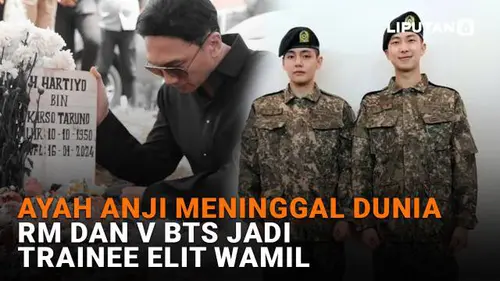 Ayah Anji Meninggal Dunia, RM dan V BTS Jadi Trainee Elit Wamil