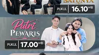 SCTV Rilis 3 Sinetron Baru Serentak Mulai 14 September