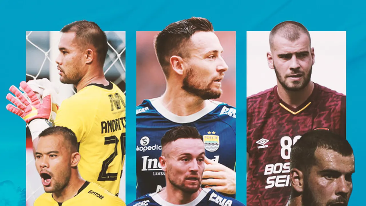 Liga 1 - Wiljan Pluim, Andritany, dan Marc Klok