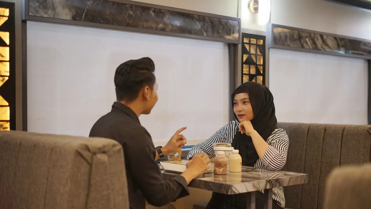 Ilustrasi kenyamanan terhadap sesama pelanggan