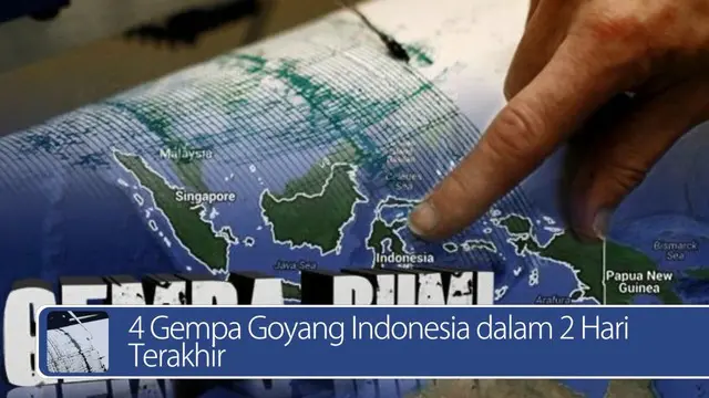 Daily TopNews hari ini akan menyajikan berita tentang 4 gempa yang menggoyang Indonesia dalam 2 hari terakhir, dan lowongan pekerjaan yang sedang dibuka oleh BUMN. Seperti apa berita lengkapnya? Lihat videonya yuk