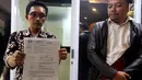 Jaringan Advokat Pengawal NKRI menunjukkan dokumen saat melapor kepada MKD di Gedung Nusantara I, Jakarta, Kamis (4/10). Japri mendesak MKD agar menindak tegas dan memberikan sanksi kepada wakil rakyat itu. (Liputan6.com/JohanTallo)
