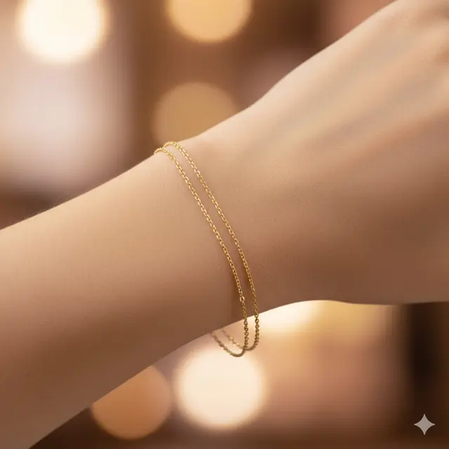 Model gelang rantai 2 gram anak muda kekinian