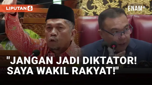 VIDEO: Sampai Gebrak Meja! Adu Mulut Dasco vs Anggota PKS soal RKUHP