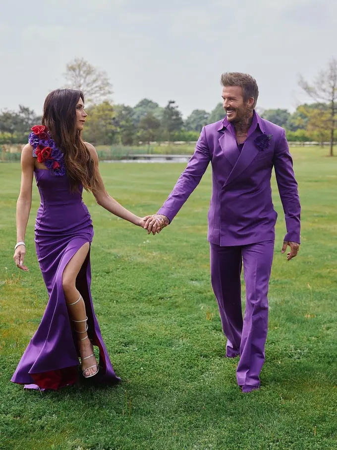 Victoria dan Davic Beckham rayakan ulang tahun pernikahan ke-25.