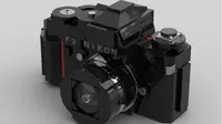 549 Kepingan Lego Disulap Jadi Kamera Nikon F3. Dok: Ethan Brossard
