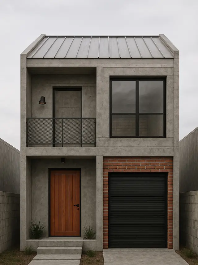 Gambar Tampak Depan Rumah Minimalis Lebar 5 Meter