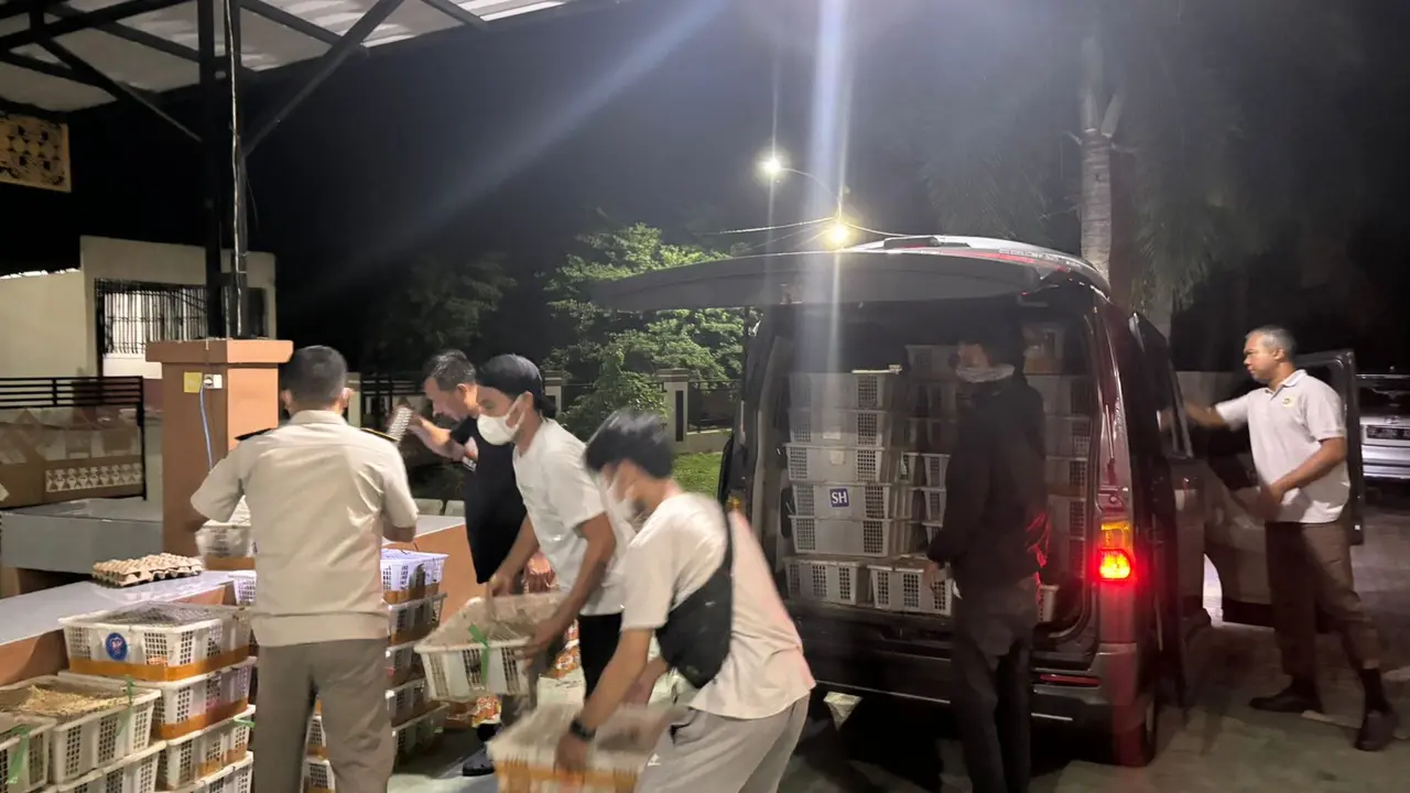 Upaya penyelundupan ribuan burung tanpa dilengkapi  dokumen yang sah berhasil digagalkan. Foto (Istimewa)