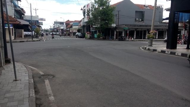 Suasana di sudut kota wates Kulonprogo