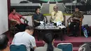 Suasana diskusi "Menumbuhkan Komitmen Menjaga Kedaulatan NKRI" di Ruang Pressroom, DPR RI, Kompleks Parlemen, Senayan, Jakarta, Senin (8/12/2014). (Liputan6.com/Andrian M Tunay)