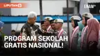 Ganjar Pranowo akan Buat Program Sekolah Gratis Jateng Menjadi Nasional