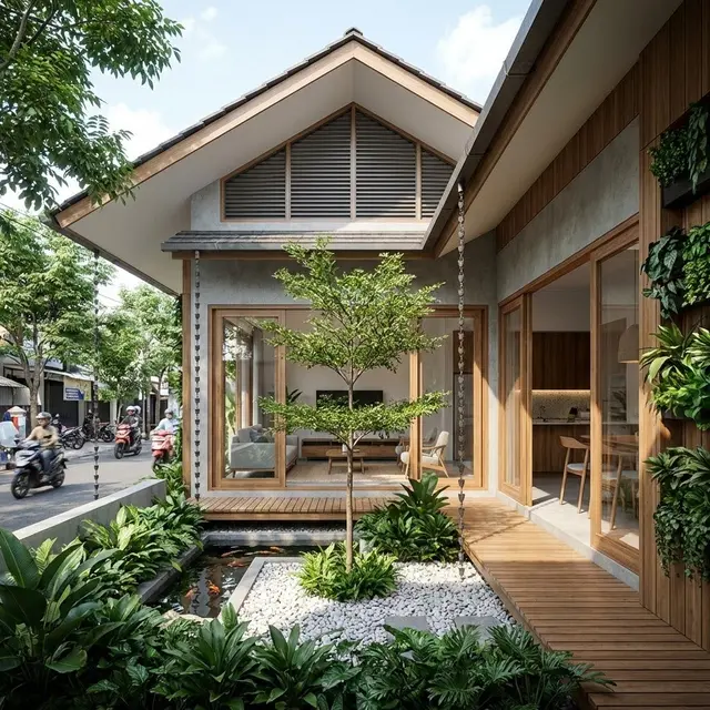 Inspirasi Desain Rumah Mungil Tapi Asri di Perkotaan