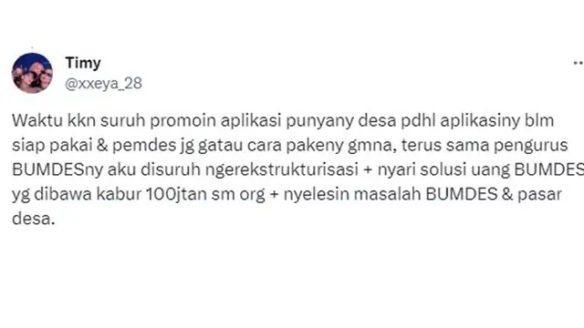 10 Curhatan Netizen saat Jalani KKN di Desa Ini Kocak Banget, Ada Saja Masalahnya