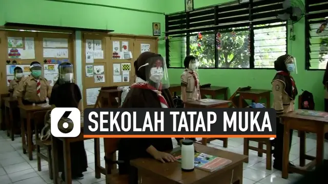 VIDEO: Suasana Sekolah Tatap Muka di DKI, Murid Dibatasi dan Wajib Patuhi Prokes