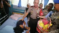 Kapolda Metro Jaya Irjen Pol M Iriawan, di Rumah Sakit (RS) Kartika, Pulomas, Jakarta Timur, Kamis (29/12/2016). (Nanda Perdana Putra/liputan6.com)