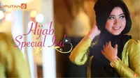 Perayaan Idul Fitri semakin lengkap dengan memberikan tampilan pemakaian hijab yang spesial.