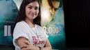 "Aku sebagai Aletta, gadis yang kabur dari rumah kemudian pergi ke Bali. Banyak hal unik dan seru ketika bertemu Arga di Bali," kata Michelle. (Adrian Putra/Bintang.com)