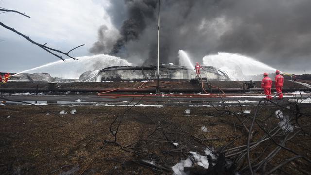 Kebakaran di Kilang Minyak Balongan