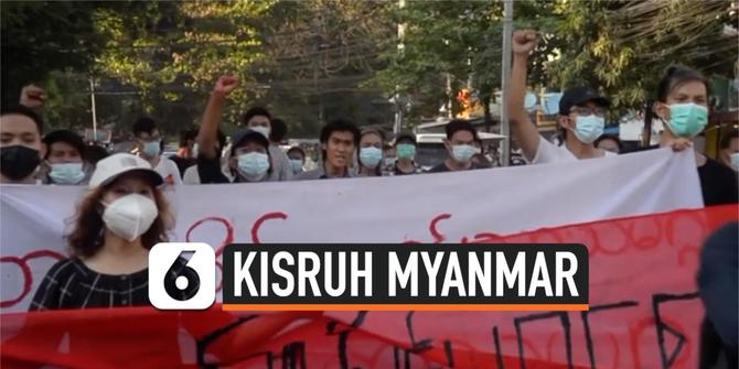 VIDEO: Jalanan Myanmar 'Berdarah', Cara Baru Menentang Junta Militer