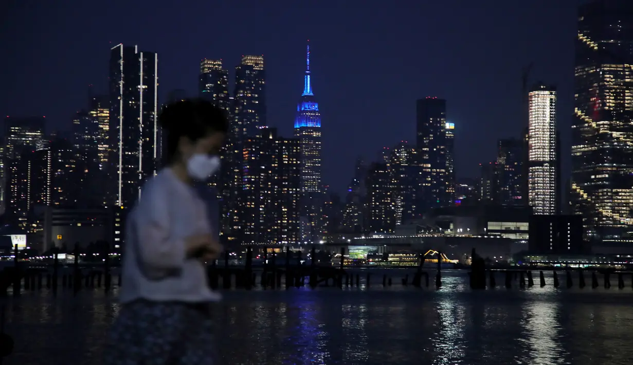 Asap dari kebakaran hutan Kanada bergerak ke Pantai Timur AS dan Midwest pada hari Kamis. (Photo by Leonardo Munoz / AFP)