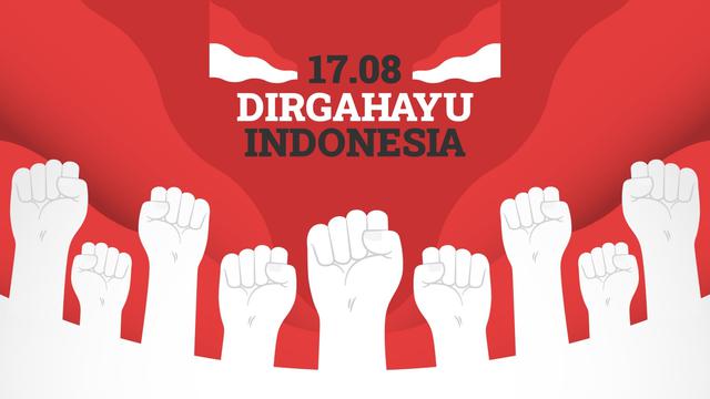 Ilustrasi kemerdekaan RI, 17 Agustus