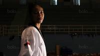 Mariska lahir pada 28 Maret 1994 dan mulai belajar Taekwondo sejak TK dari sang Ayah. (Bola.com/Nicklas Hanoatubun) 