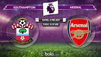 Premier League_Southampton Vs Arsenal (Bola.com/Adreanus Titus)