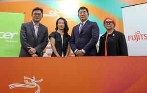 Kolaborasi Fujitsu dan Acer bersama Federasi Senam Internasional (FIG) merancang aplikasi berbasis AI untuk deteksi dini gangguan kesehatan lansia. Credit: JAGOC