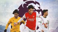 Premier League - Hwan Hee-chan, Takeshiro Tmoyasu, Son Heung-min (Bola.com/Adreanus Titus)