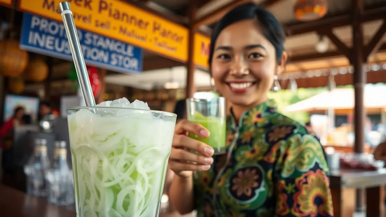 resep cendol tepung beras