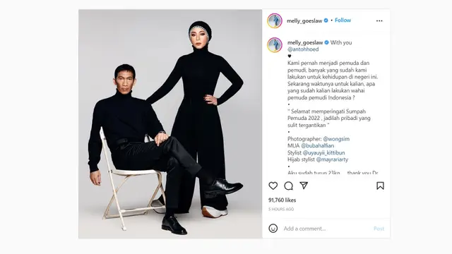 Melly Goeslaw Tampil Langsing Pasca Operasi Bariatrik (Sumber: ig @melly_goeslaw)